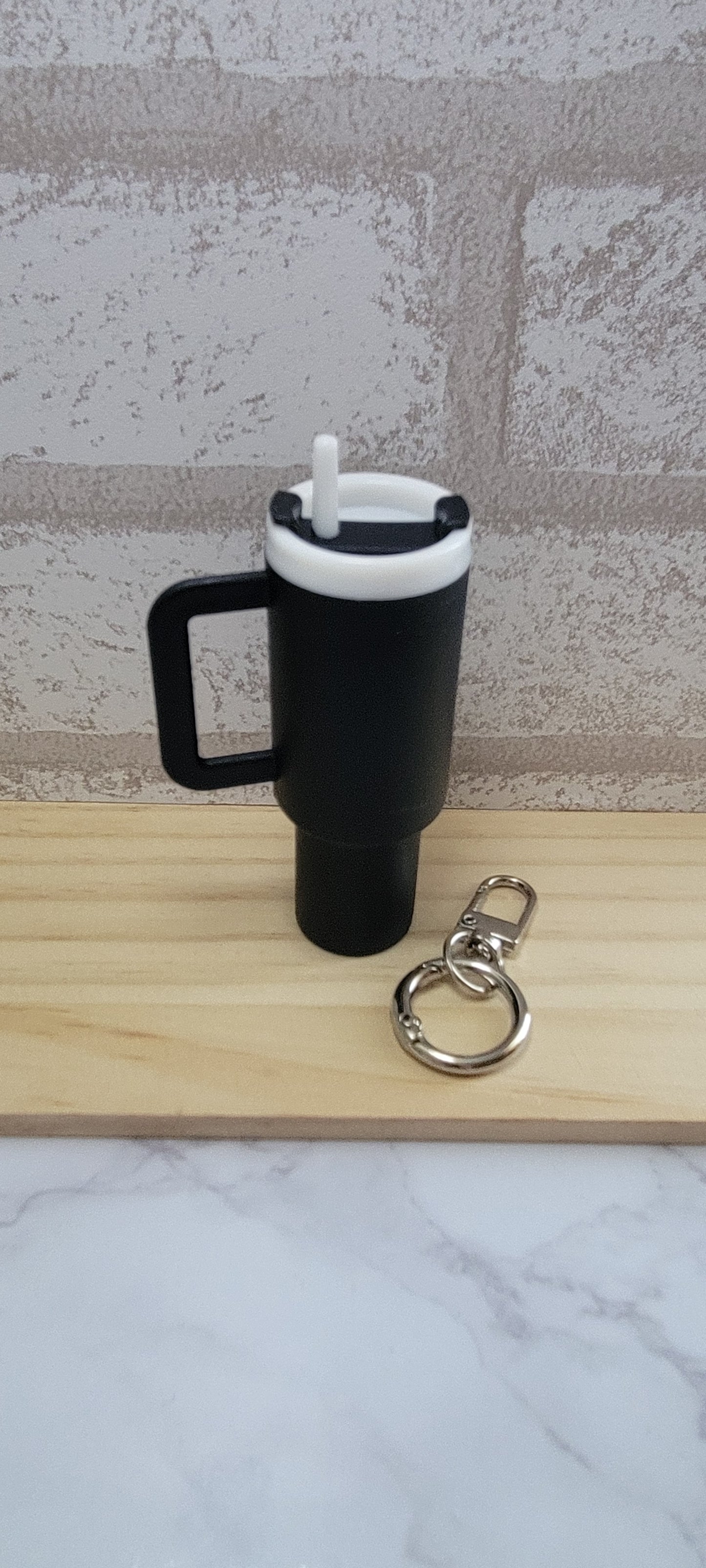 Mini keychain tumbler