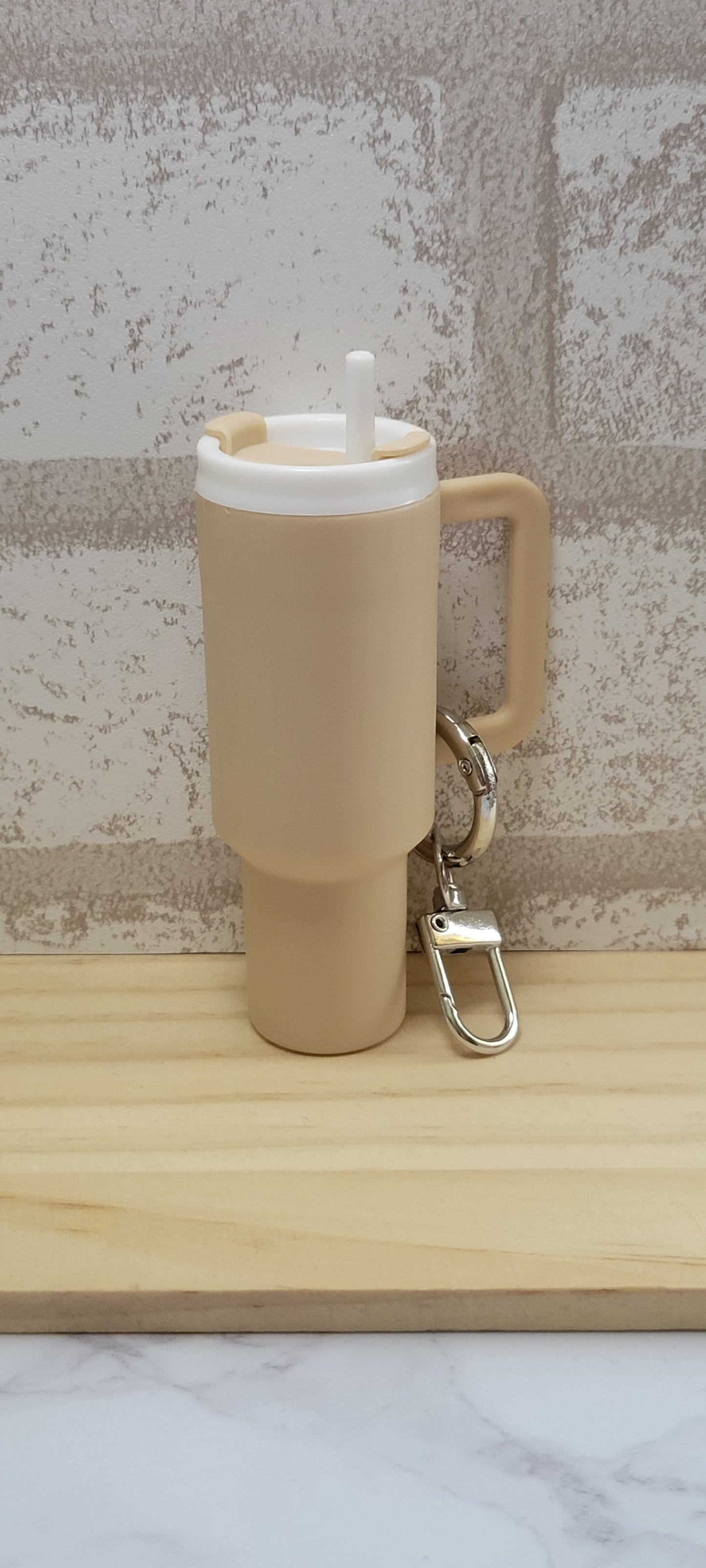Mini keychain tumbler
