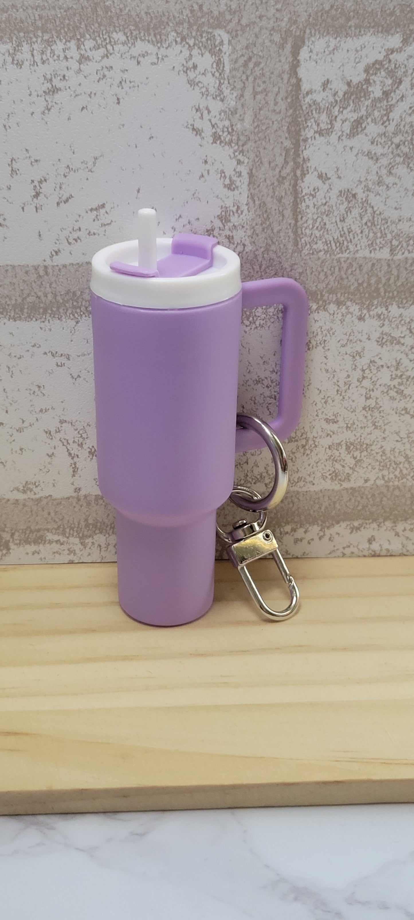 Mini keychain tumbler
